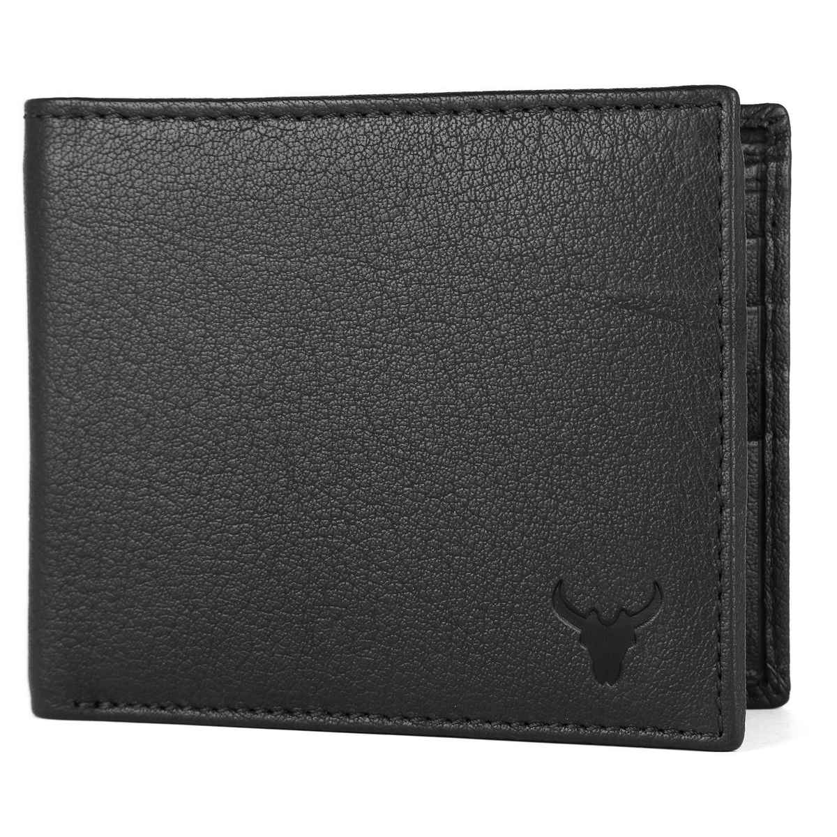 Wildhorn Men's Genuine Leather Bi-fold Wallet | Black