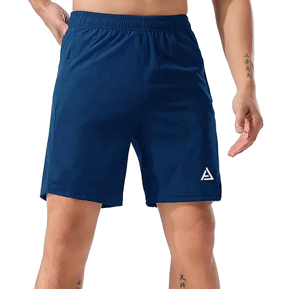 Avolt Men's Regular Fit Shorts Super Comfortable Half Pants | Blue - L