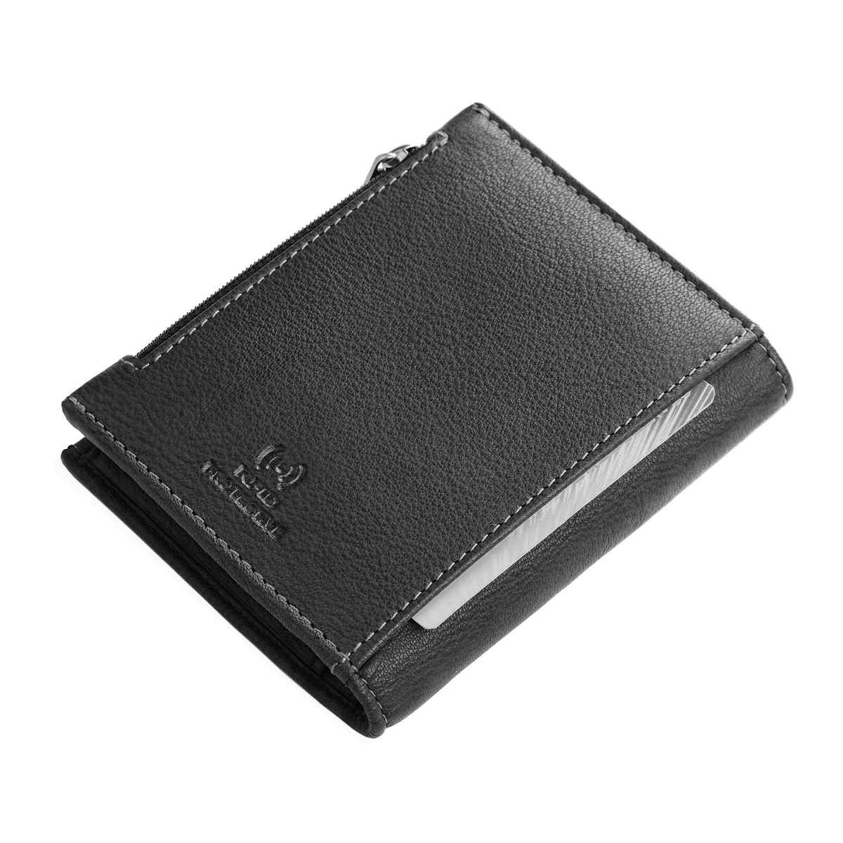 Wildhorn Men's Genuine Leather Bi-fold Wallet | Black