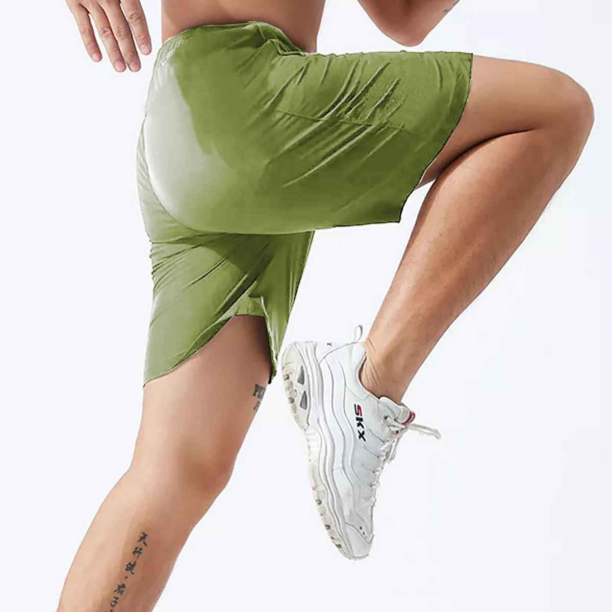 Avolt Men's Regular Fit Shorts Super Comfortable Half Pants | Light Green - L
