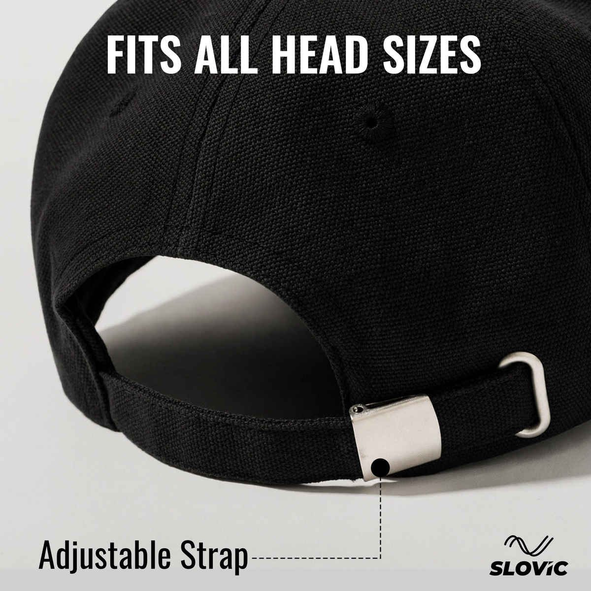 Slovic Unisex Cotton Baseball Cap | Casual, Travel & Daily Wear with Adjutsable Straps