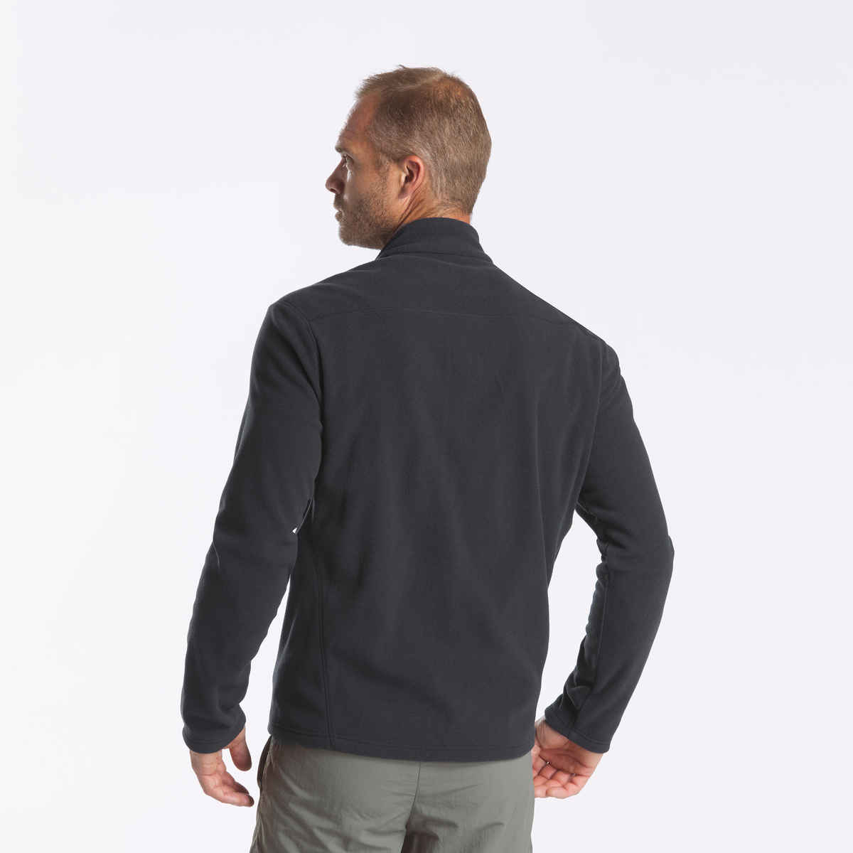 Decathlon | Quechua Men's Hiking Fleece - Black - 2XL
