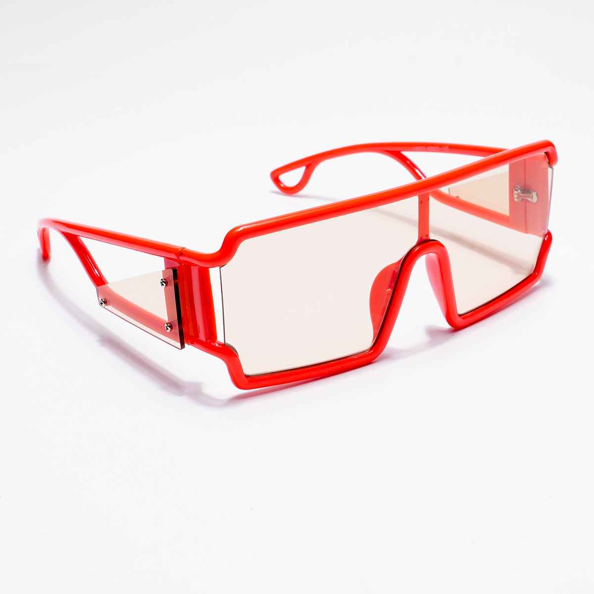 Voyage Unisex Metal Wayfarer Sunglasses | Orange - M