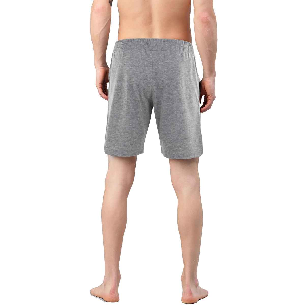 Avolt Men's Regular Fit Shorts Super Comfortable Half Pants | Grey - M