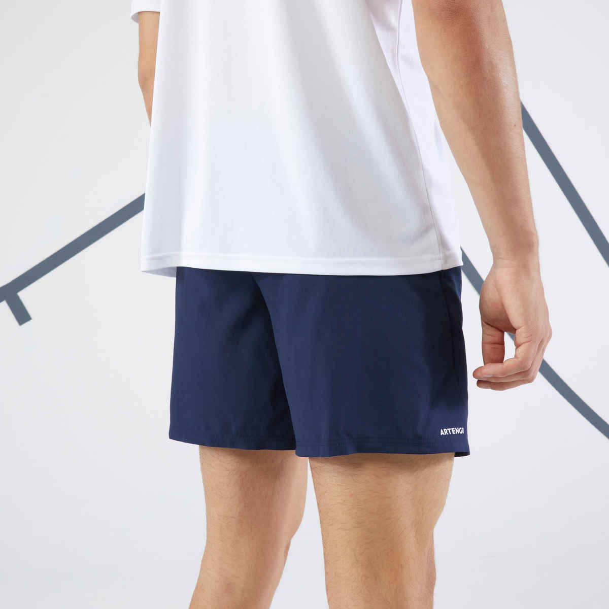 Decathlon | Artengo Men's Quick Dry Regular Tennis Shorts - Navy - XL