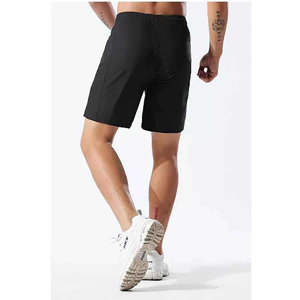 Avolt Men's Regular Fit Shorts Super Comfortable Half Pants AVS401 Black | M