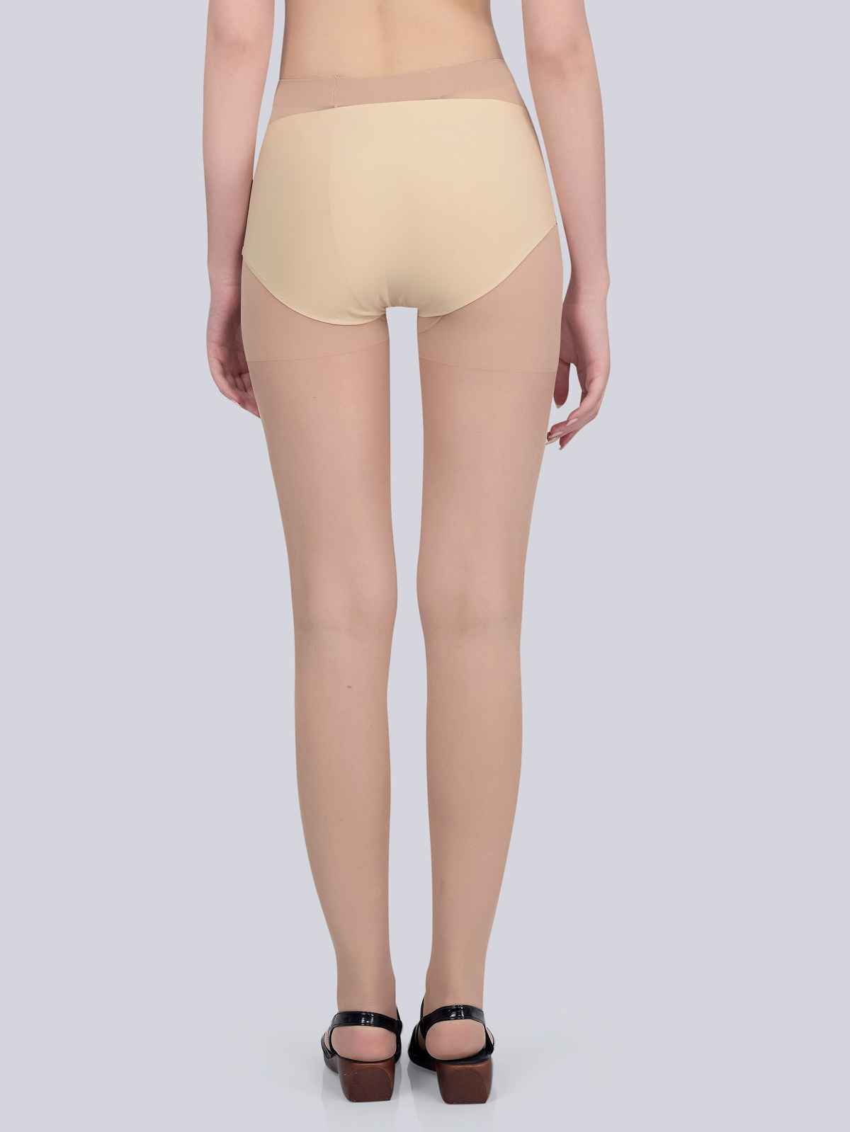 PLUMBURY Women's High Waist Pantyhose Sheer Tights Stockings