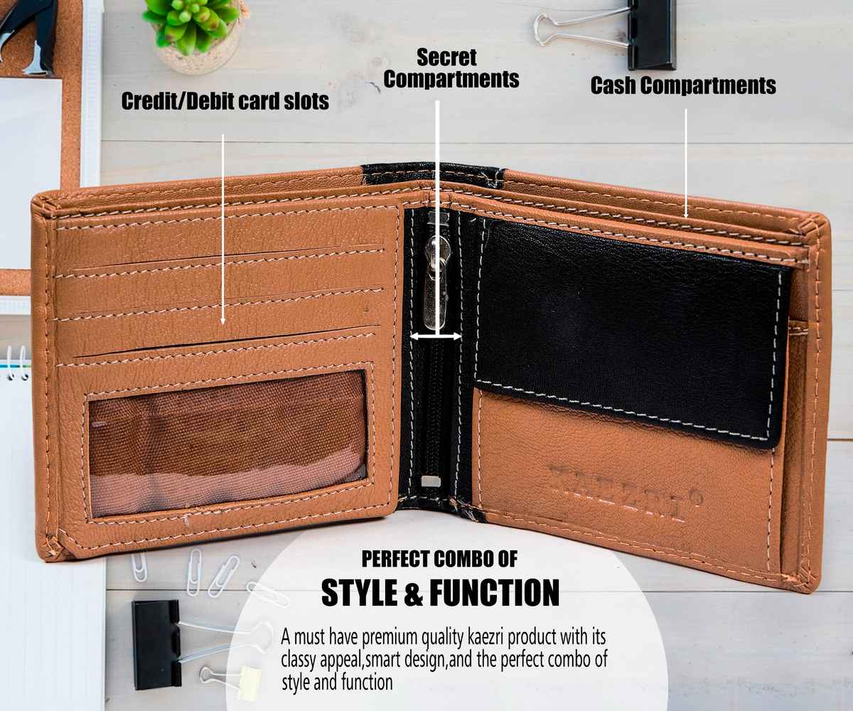 Kaezri Genuine Leather Wallet for Men | Wt bltan 2100