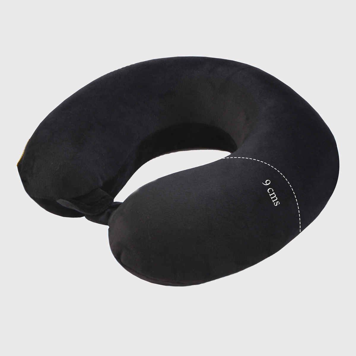 ORKA Unisex Solid Supersoft Neck Pillow | Black - One Size
