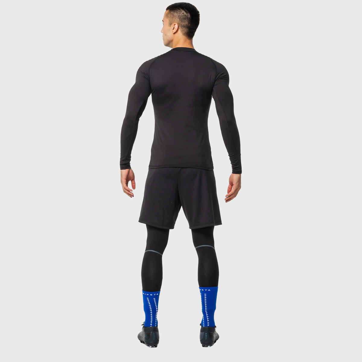 Decathlon | Kipsta Men's Football Long Sleeve Compression Tights T-shirt | Black - M