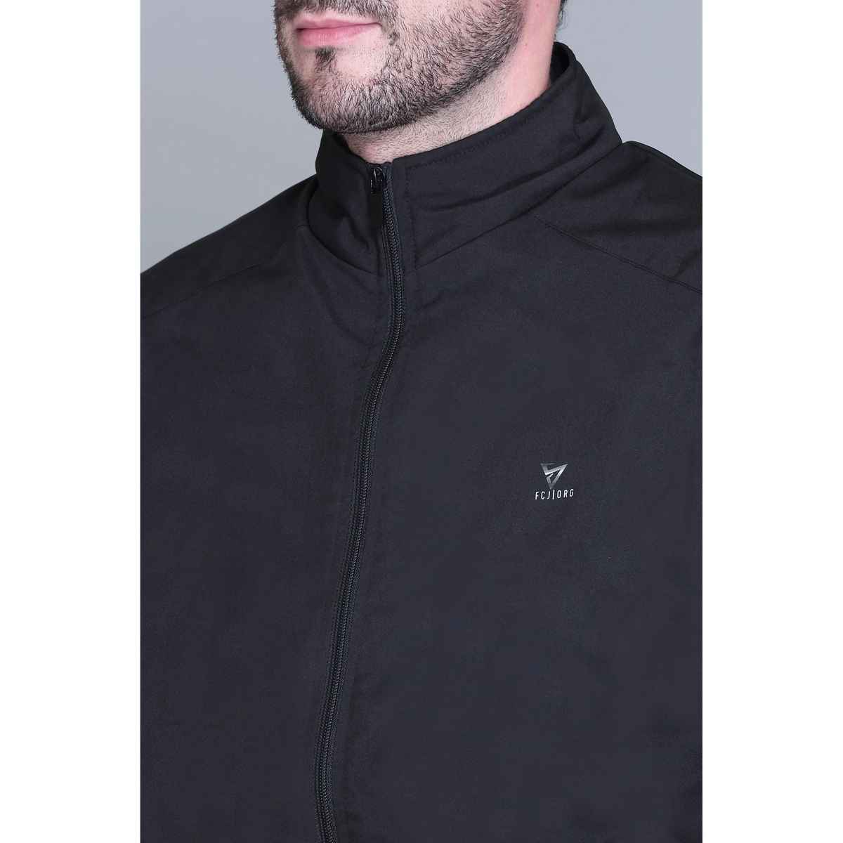 Fort Collins Men's Windbreaker Jacket | Black - XXL