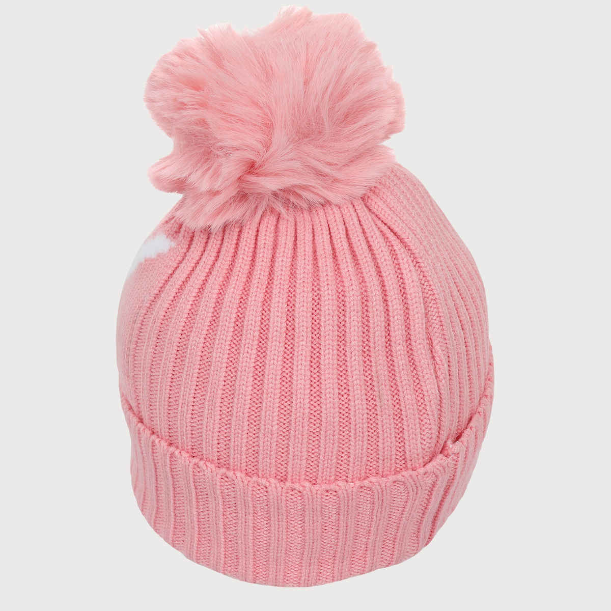 Fabseasons Unisex Solid Acrylic Wool Skull Cap | Pink | 6 months - 3 years