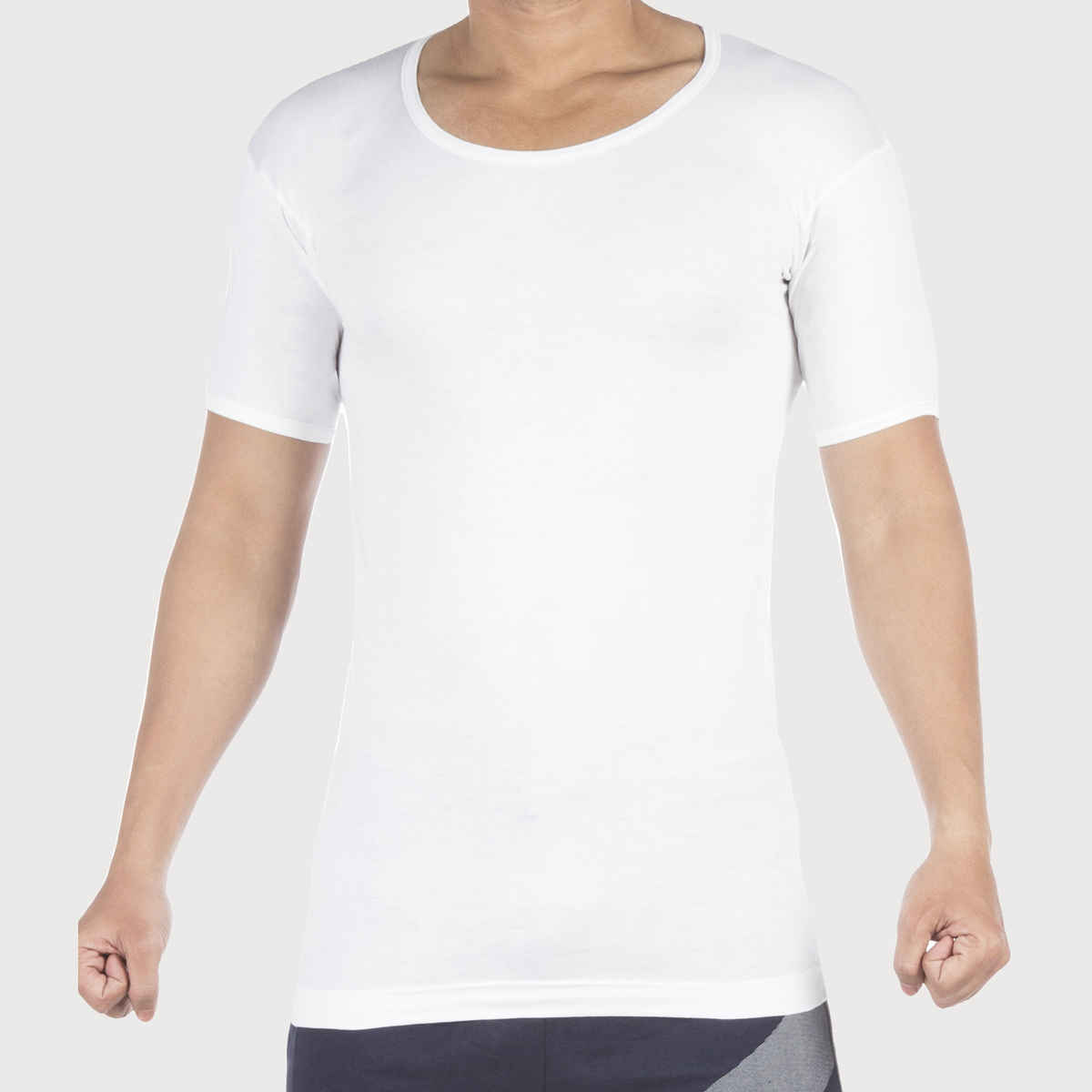 Vip Mens Vest Bonus Classic Rns - 110 cm - Pack Of 2 - White