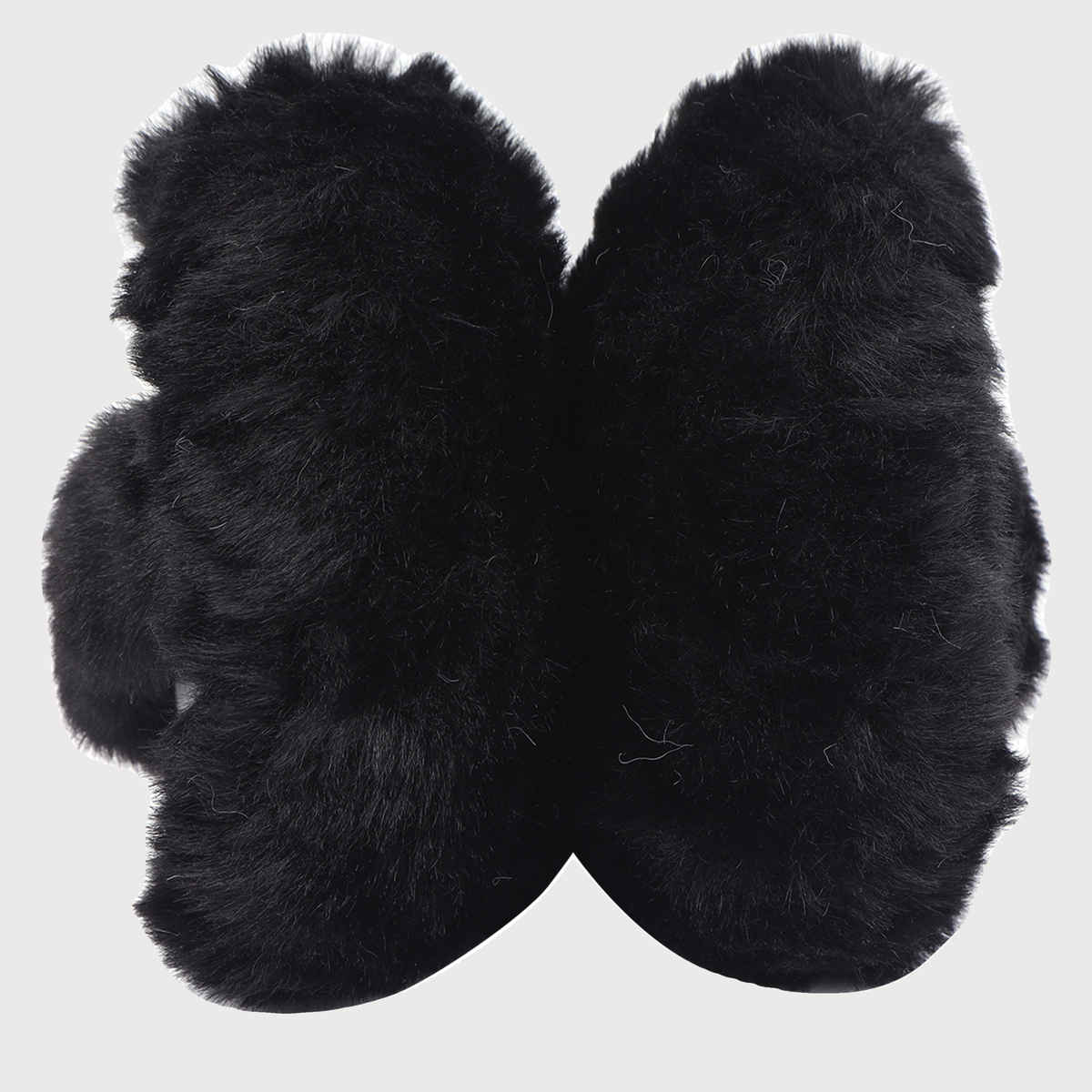 Fabseasons Women's Faux Fur Winter Earmuffs | Black - One Size