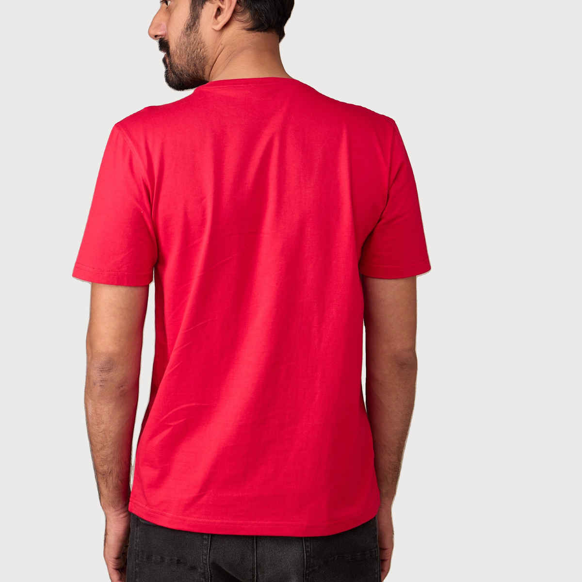 EQL Unisex 100% Compacted Cotton T-shirt | Deep Red - L