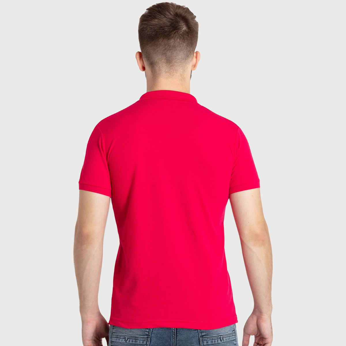 Status Quo Men Polo T-shirt - Candy Pink | Slim Fit | XXL