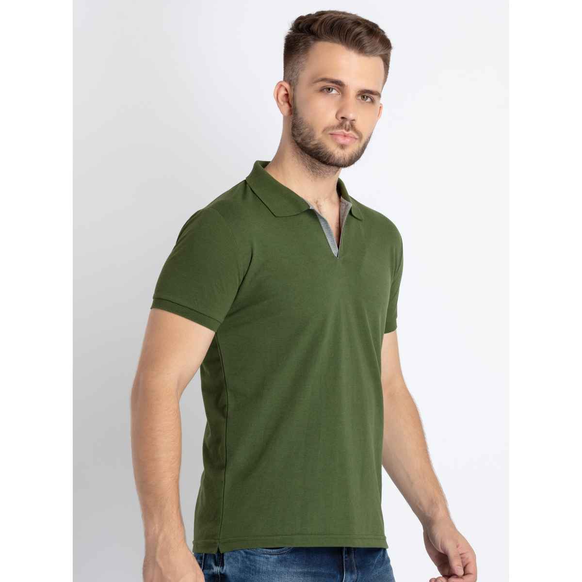 Status Quo Men Polo T-shirt - Cy Press | Slim Fit | L