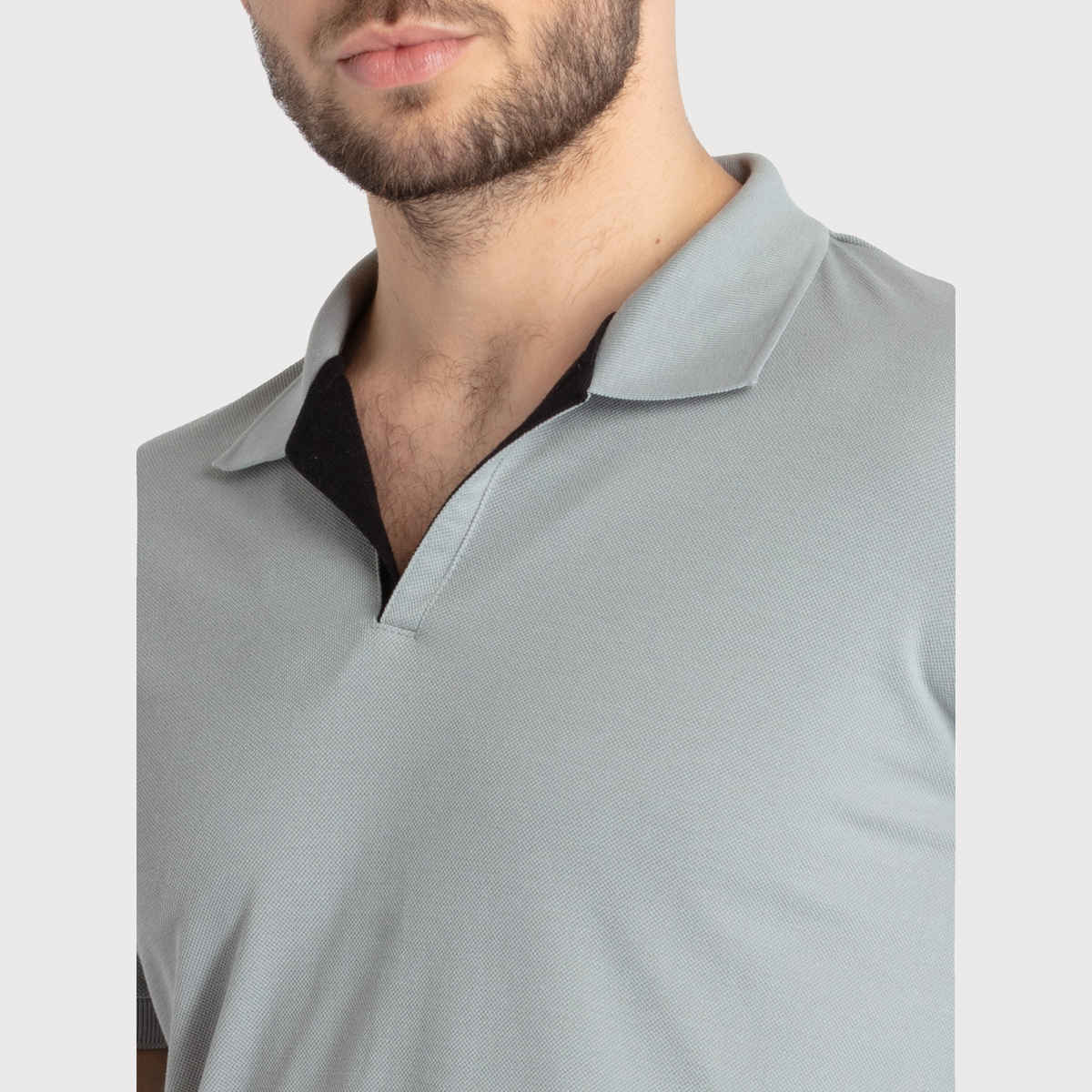 Status Quo Men Polo T-shirt - Admiral Grey | Slim Fit | XL