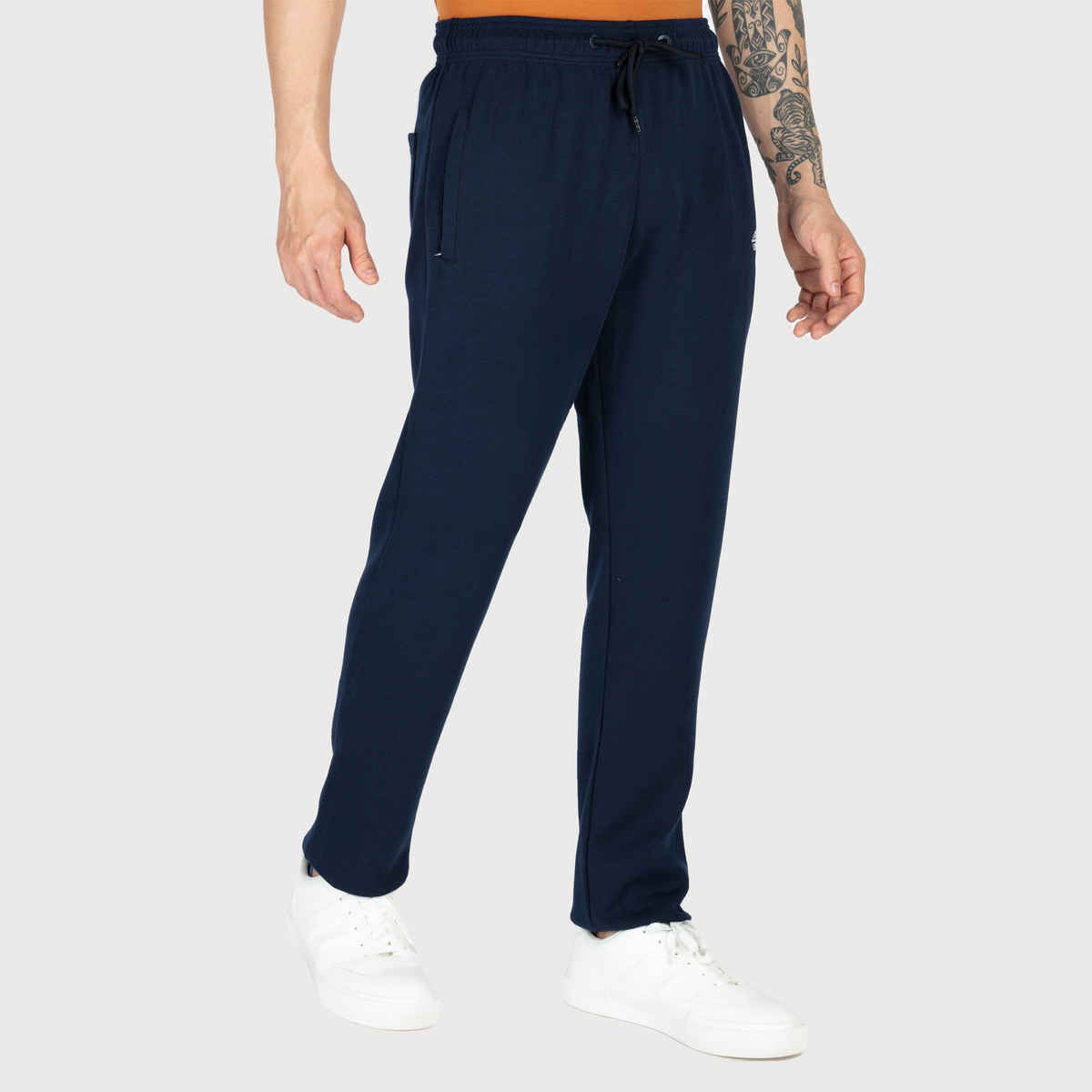 Status Quo Mens Basic Regular Fit Trackpant | Navy | M