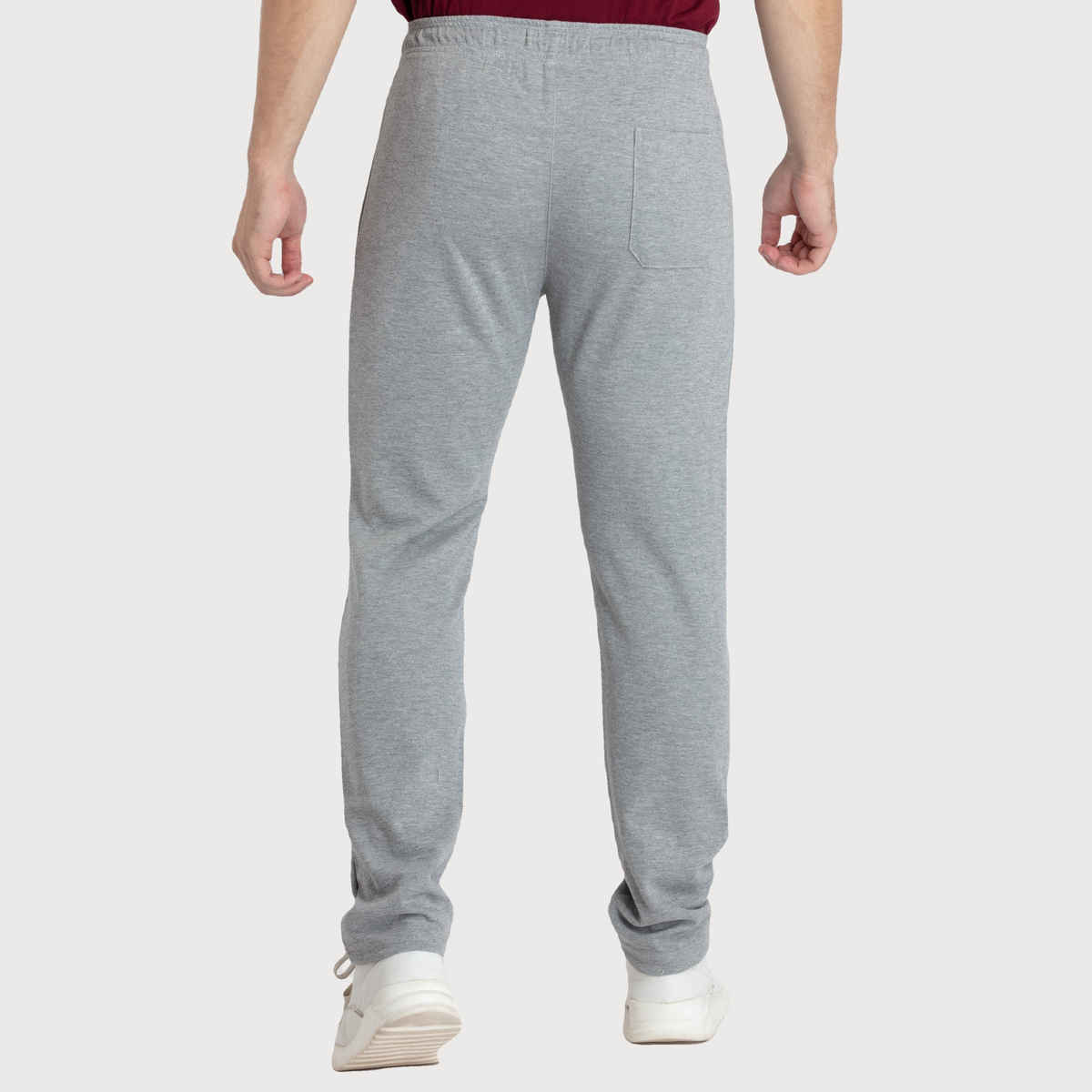 Status Quo Mens Basic Regular Fit Trackpant | Grey Mel | XXL