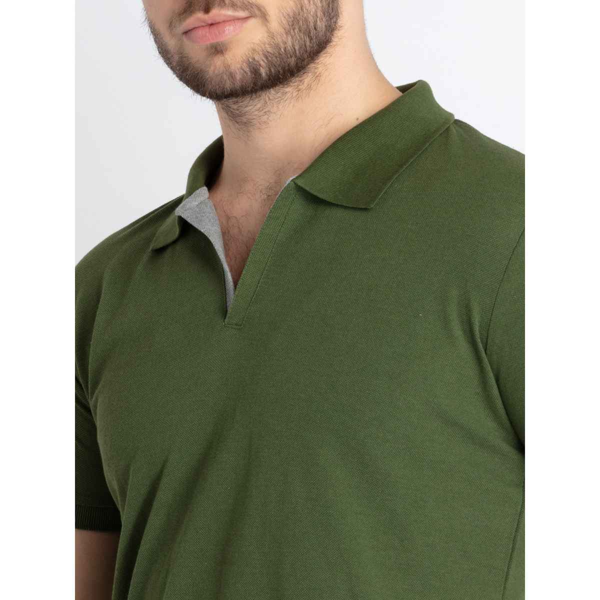 Status Quo Men Polo T-shirt - Cy Press | Slim Fit | L