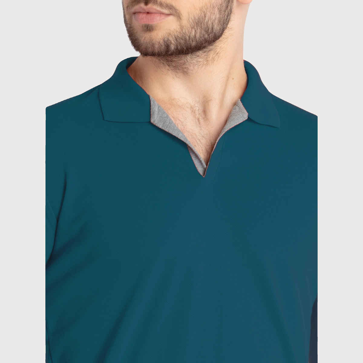 Status Quo Men Polo T-shirt - Dark Teal | Slim Fit | XL