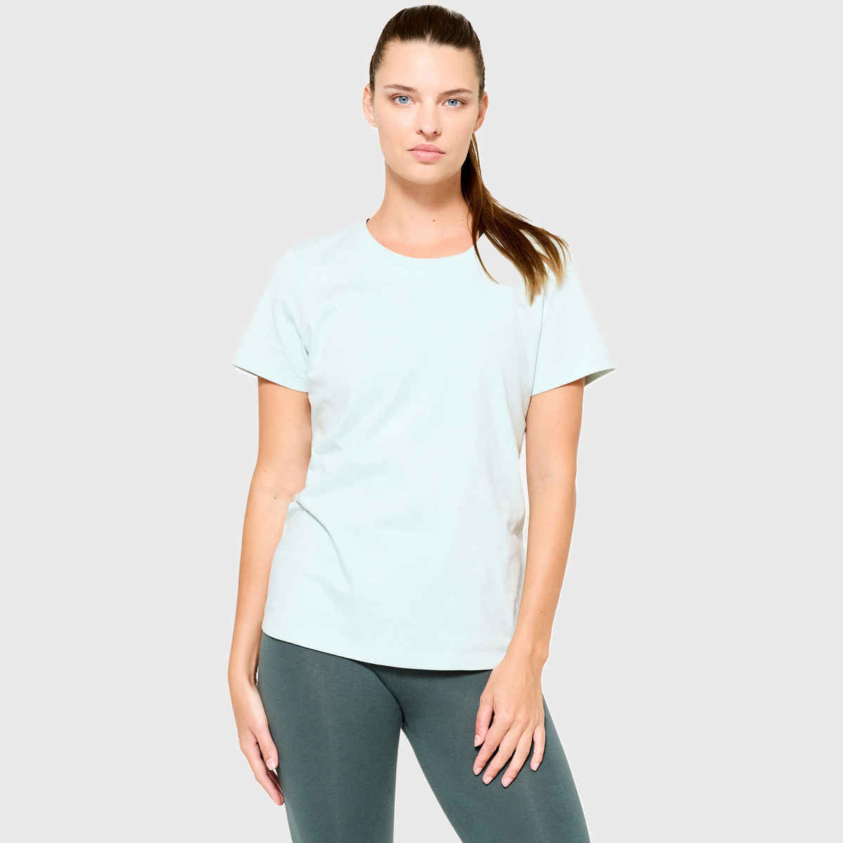 Decathlon | Domyos WoMen's Fitness T-shirt - Sage Green, S