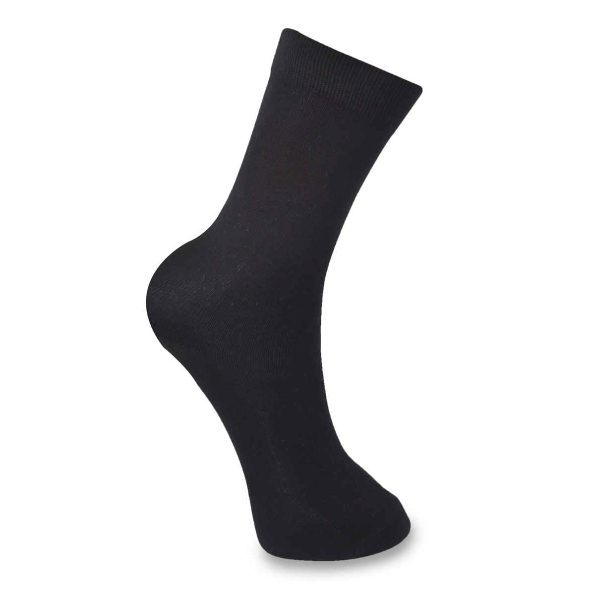 Englo Men's Solid Cotton Men's Socks | Black - Free Size