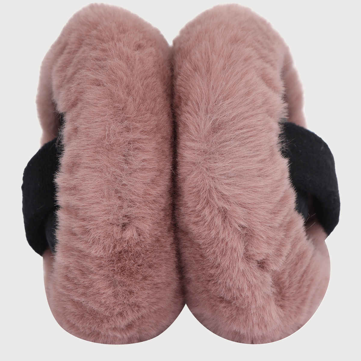 Fabseasons Unisex Solid Faux Fur Ear Muffs | Brown - Free Size