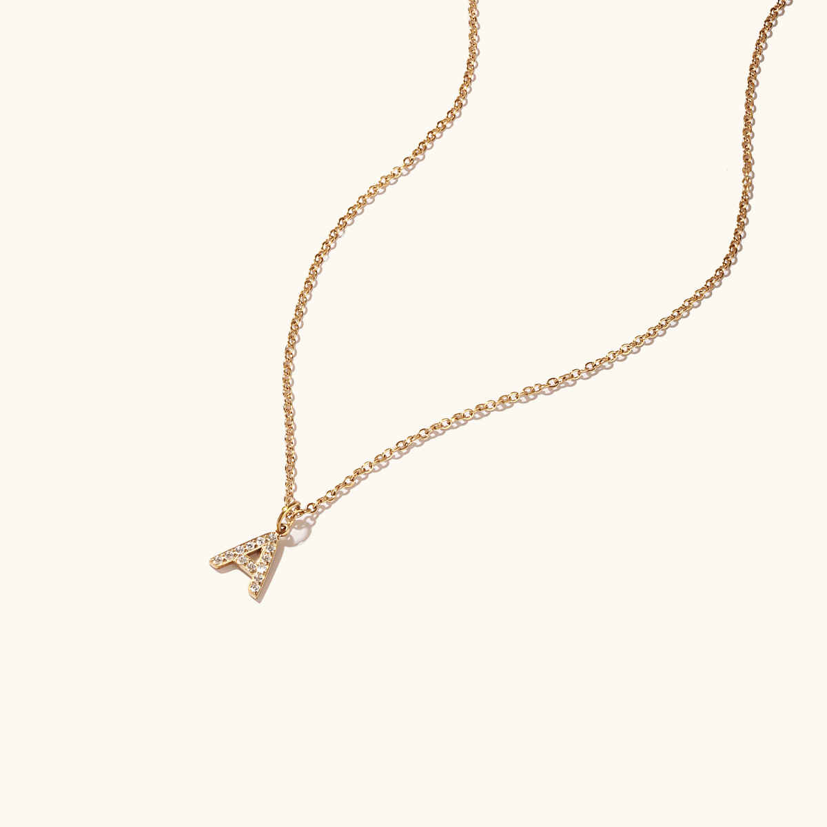 ZAISHA 18K Gold Plated Dainty Initials Necklace (A) | Birthday | Anniversary | Valentines gift