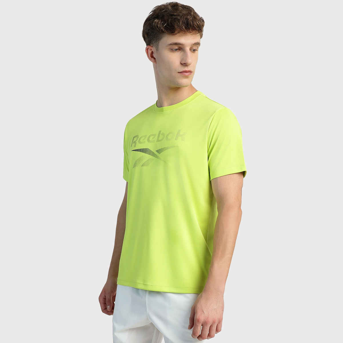 Reebok Men's T-shirt Lime punch - L 1 pc