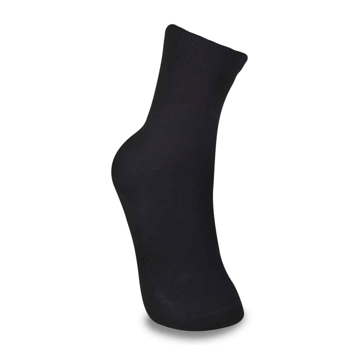 Englo Men's Solid Cotton Men's Socks | Black - Free Size
