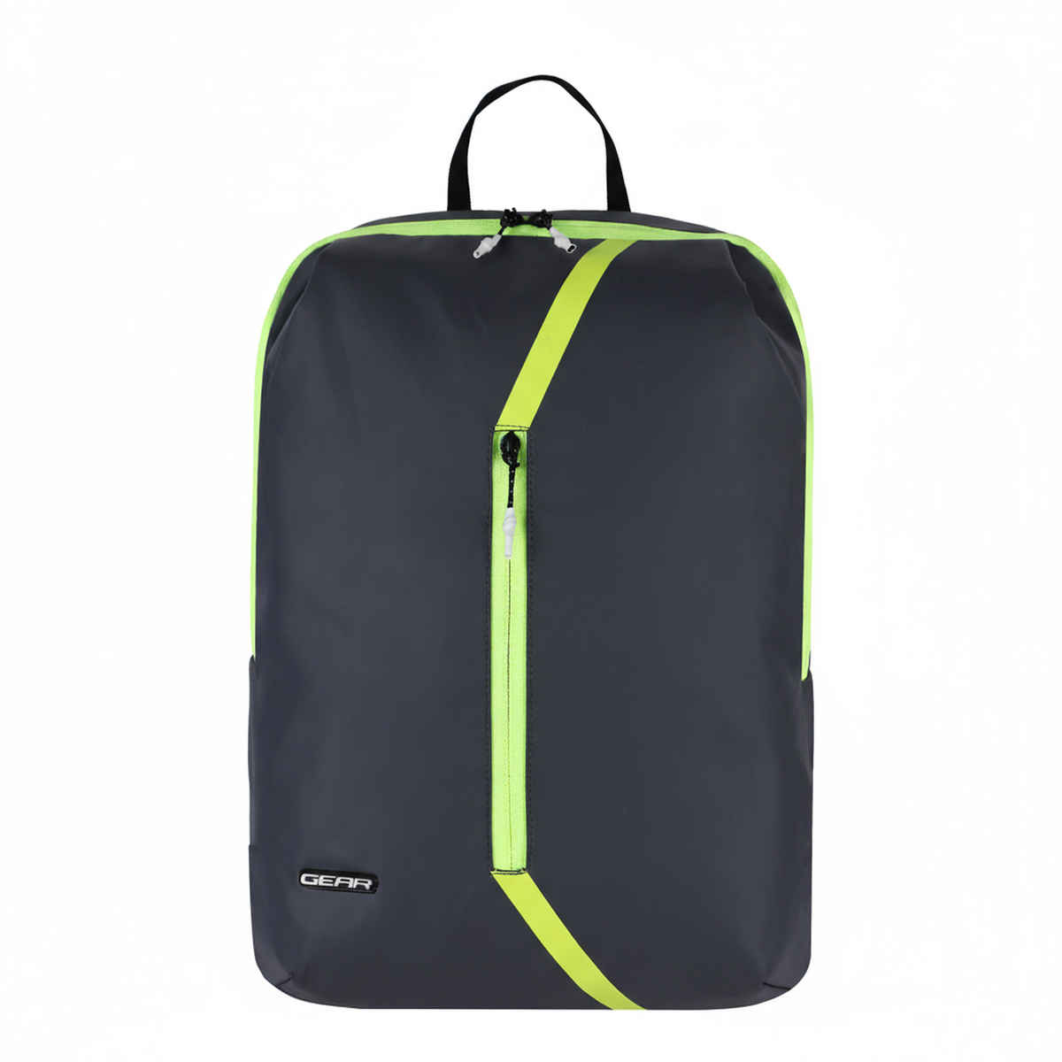 Gear Unisex Solid Polyester 15 L Backpack | Grey and Green