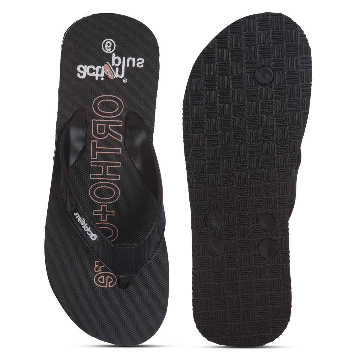 Action Slipper For Women | Aptw-112 Black - UK-6