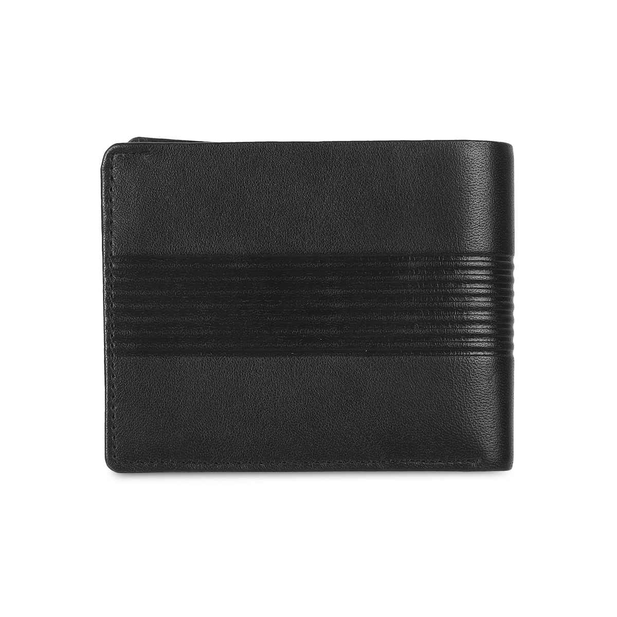 Mochi Men's Genuine Leather Wallet | 21-66-11 | Black