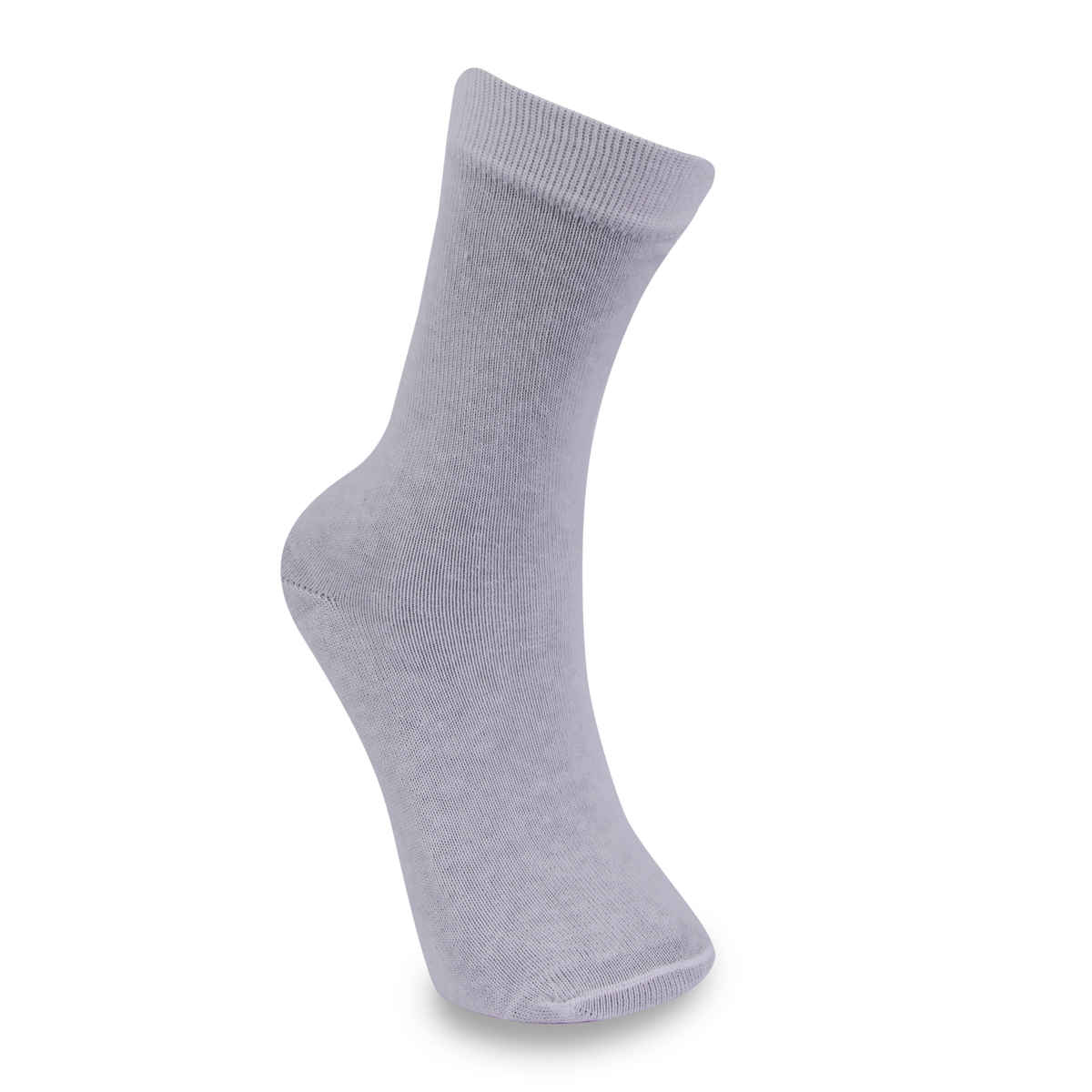 Englo Men's Solid Cotton Men's Socks | White - Free Size