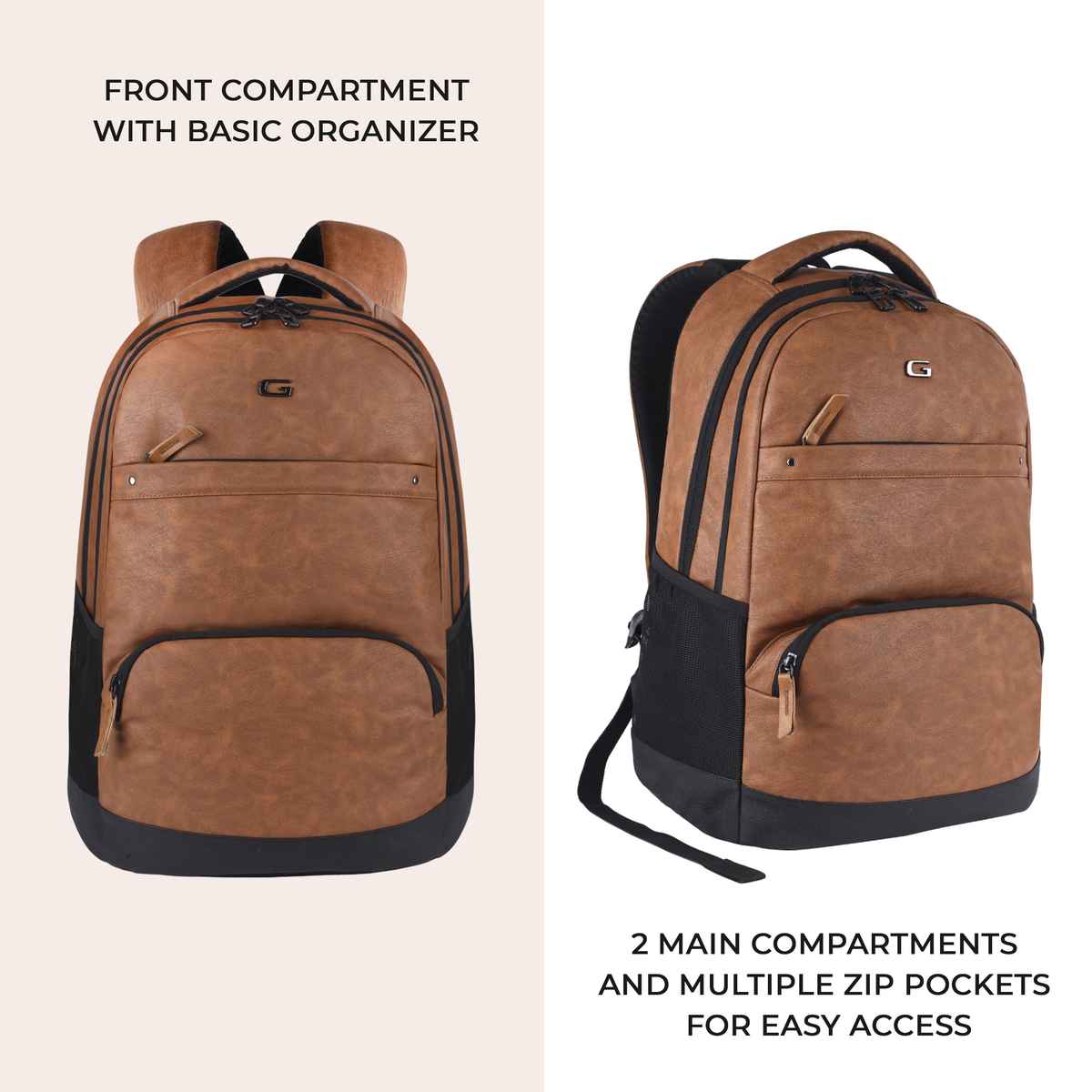 Gear Vintage 2 Leather Lbp - Tan Black