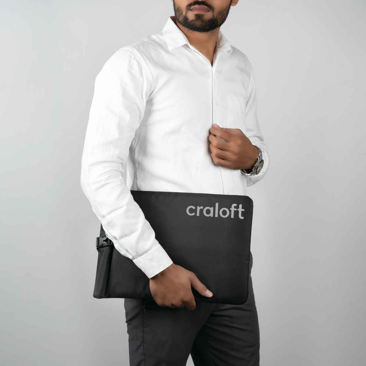 Craloft Waterproof 15.6 Inch Laptop Sleeve Cover, Slim Rain Protective Bag with 8mm Padding