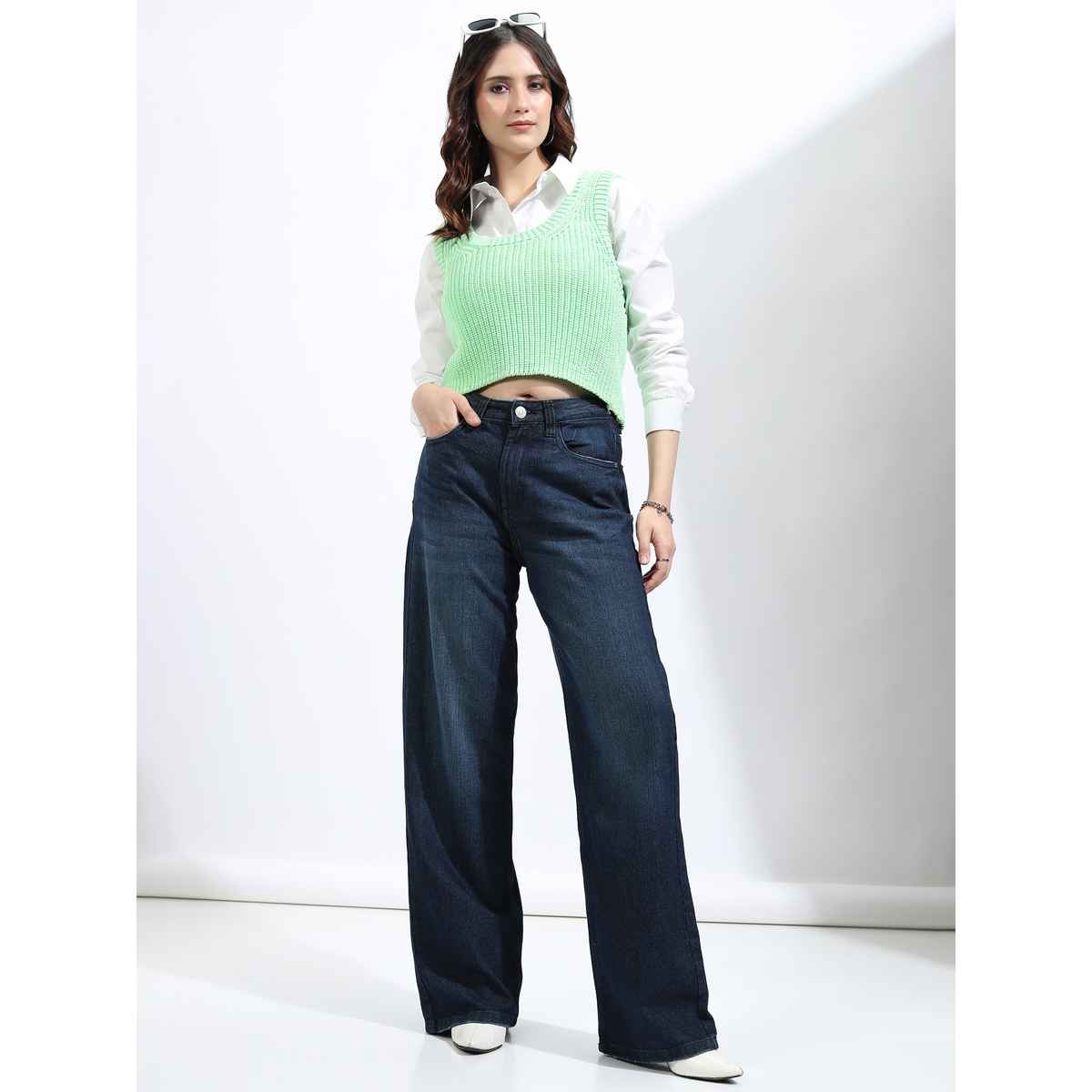 Tokyo Talkies Women's Straight Fit Jeans - 34