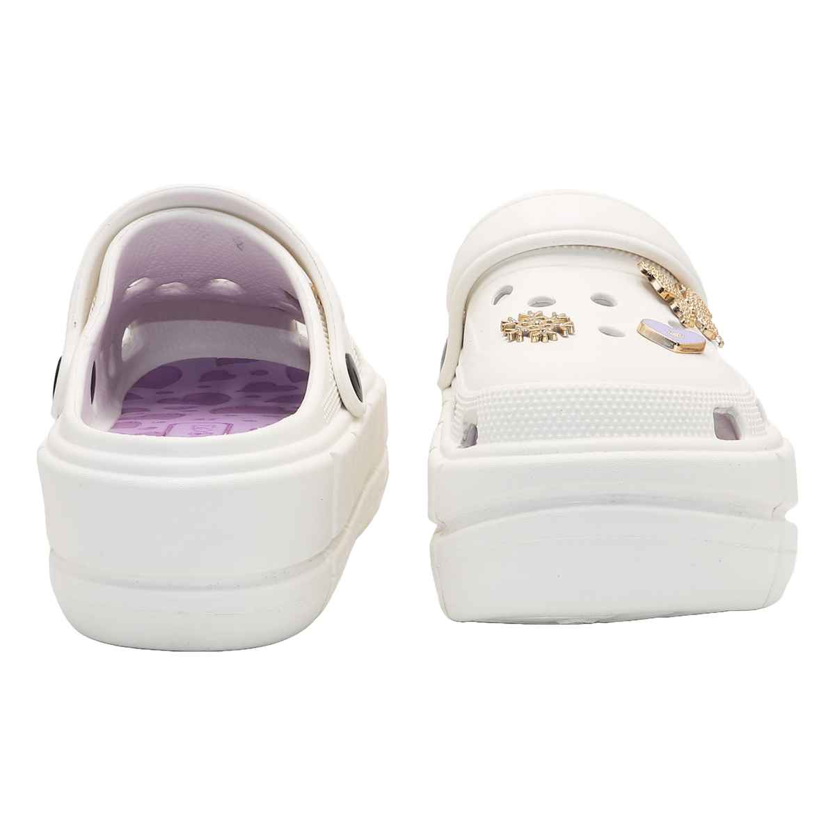 Bonkerz Ladies Clogs | White - UK 4