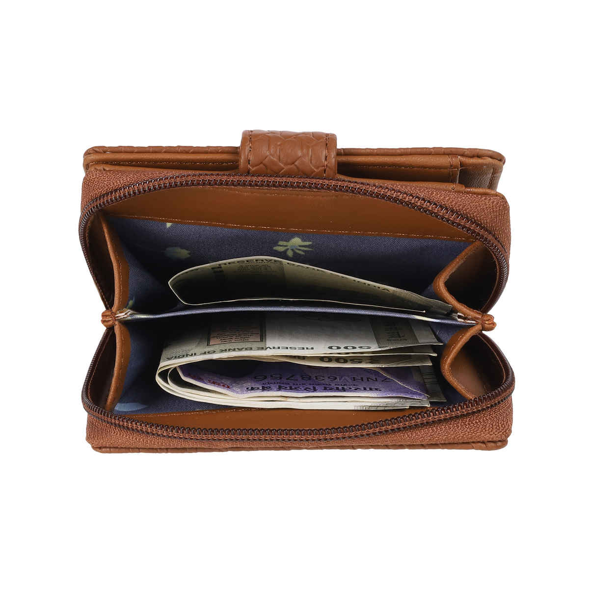 Mochi Tan Synthetic Wallet for Women | 95-139-23