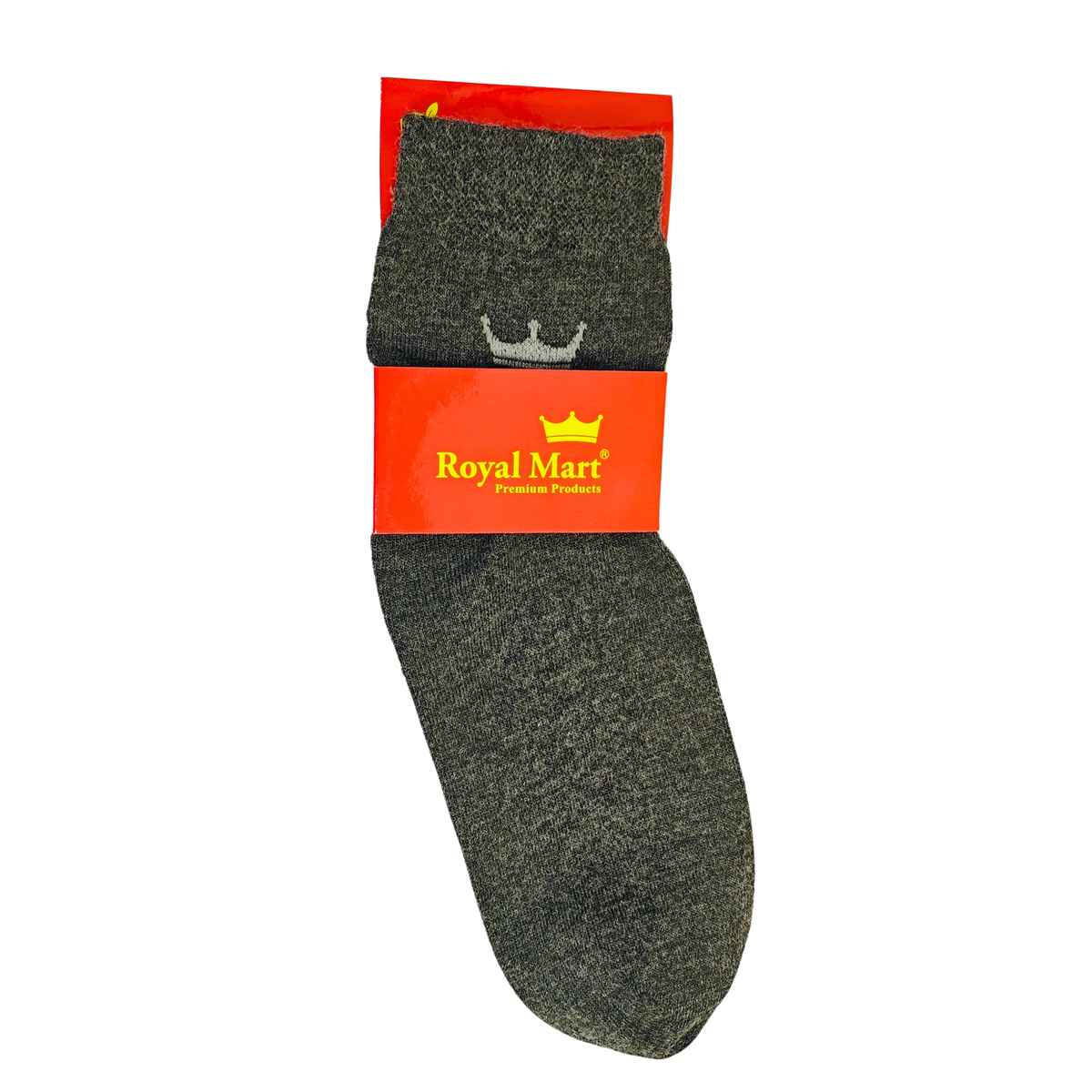 Royal Mart Unisex Solid Wool Ankle Wollen Socks | Black - Free Size
