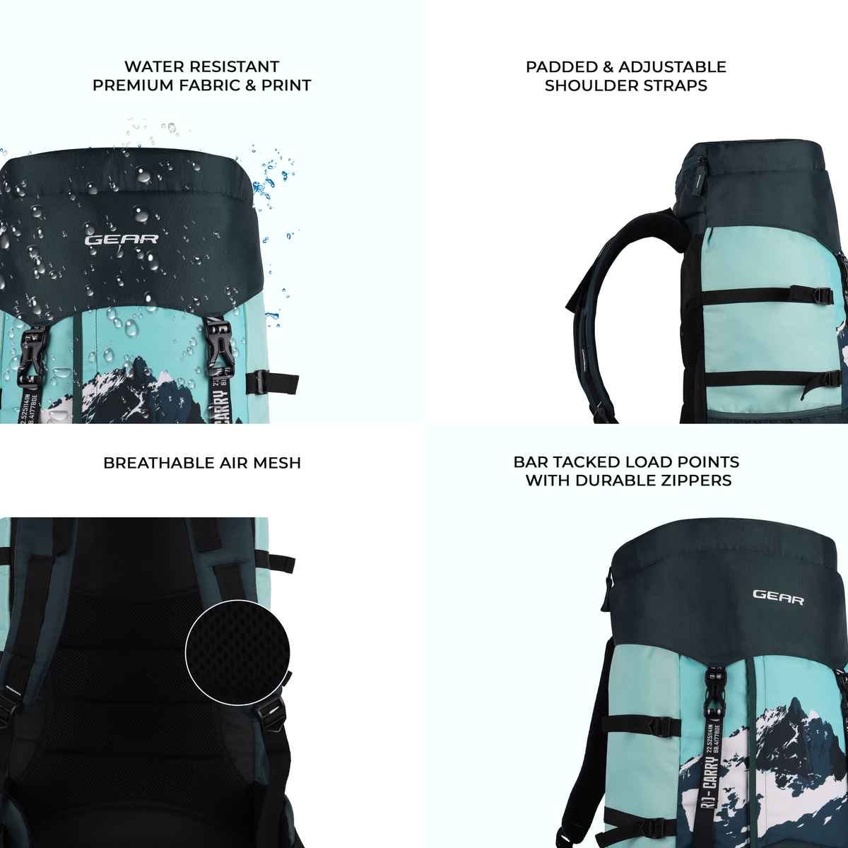 Gear Alphamount 3 Blue Mint