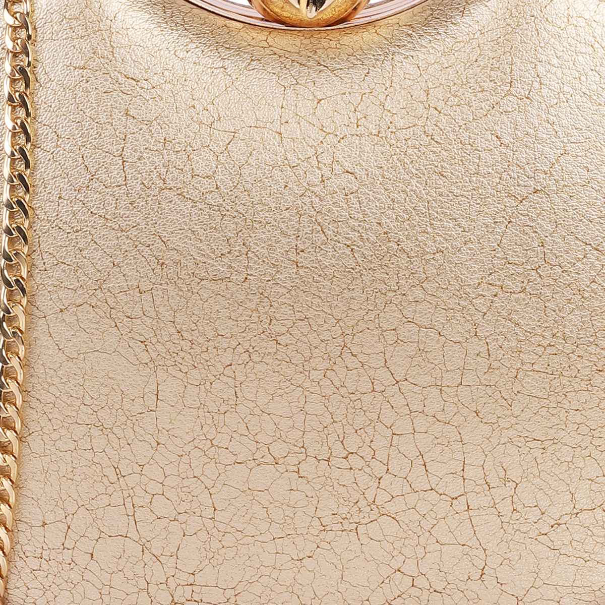 Mochi Women's Evening Clutch | 38-140-15 | Gold