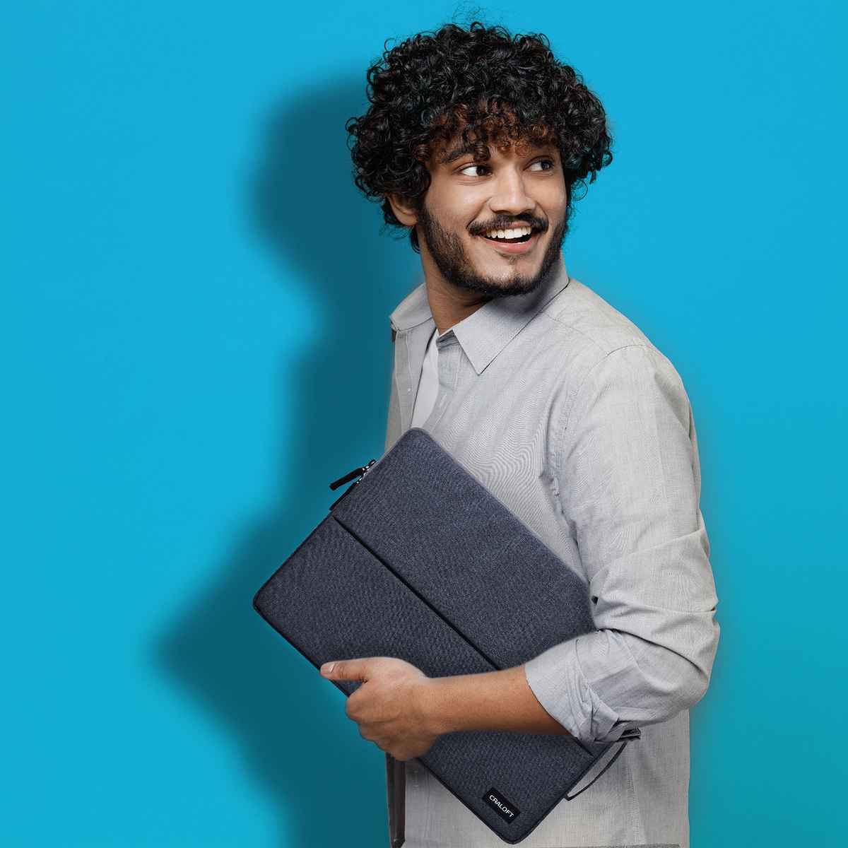 Craloft 14 Inch Laptop Sleeve Cover Bag for MacBook/Dell/HP/Lenovo - Office & Travel Use (L25)