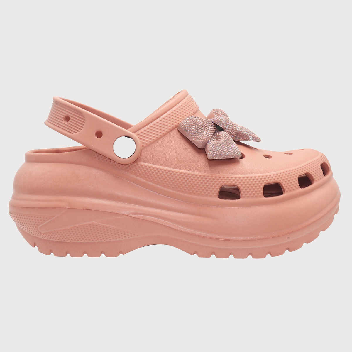 Bonkerz Ladies Clogs Peach - UK 4