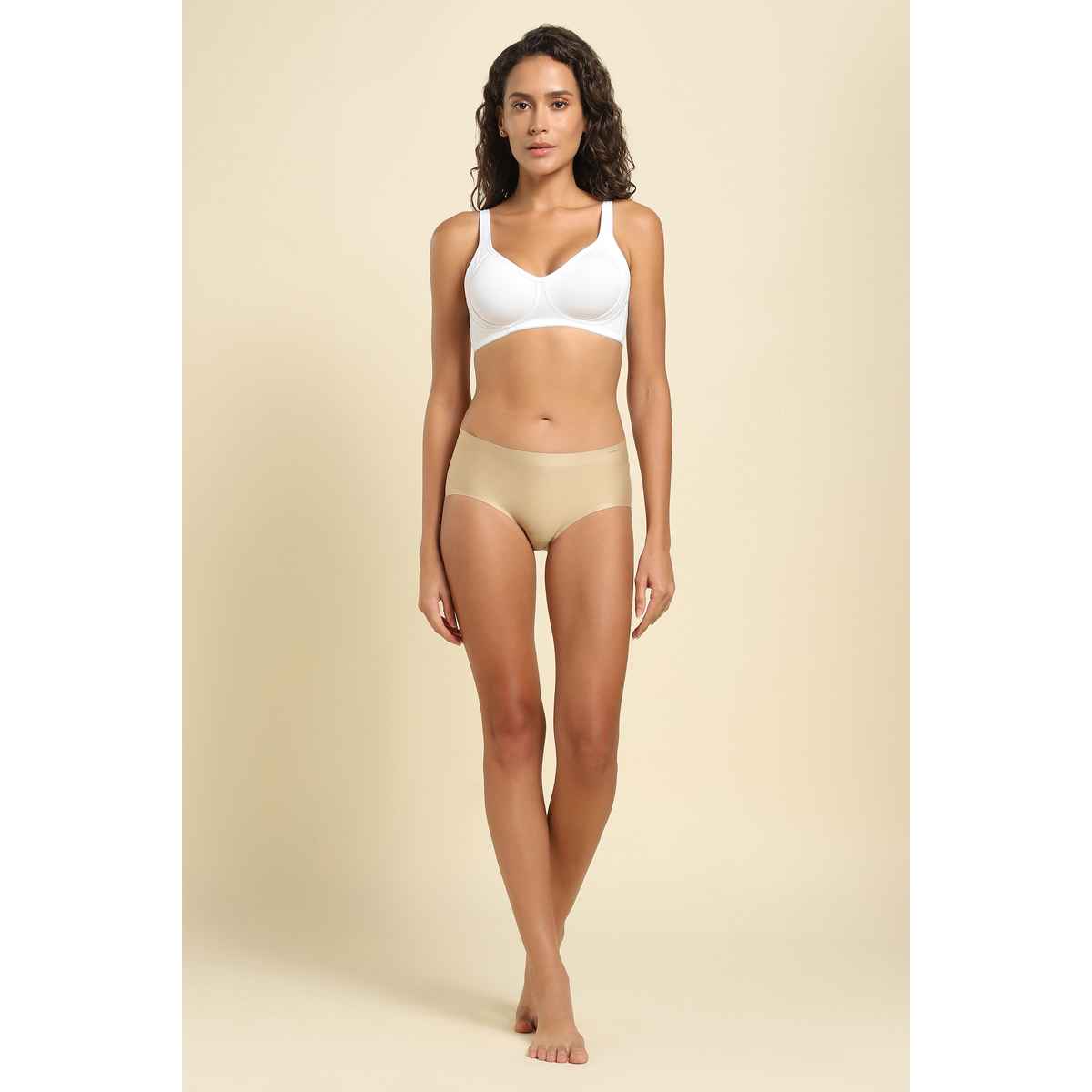 Van Heusen Women White Solid Side Support Panel No Spill Comfort Bra |34C