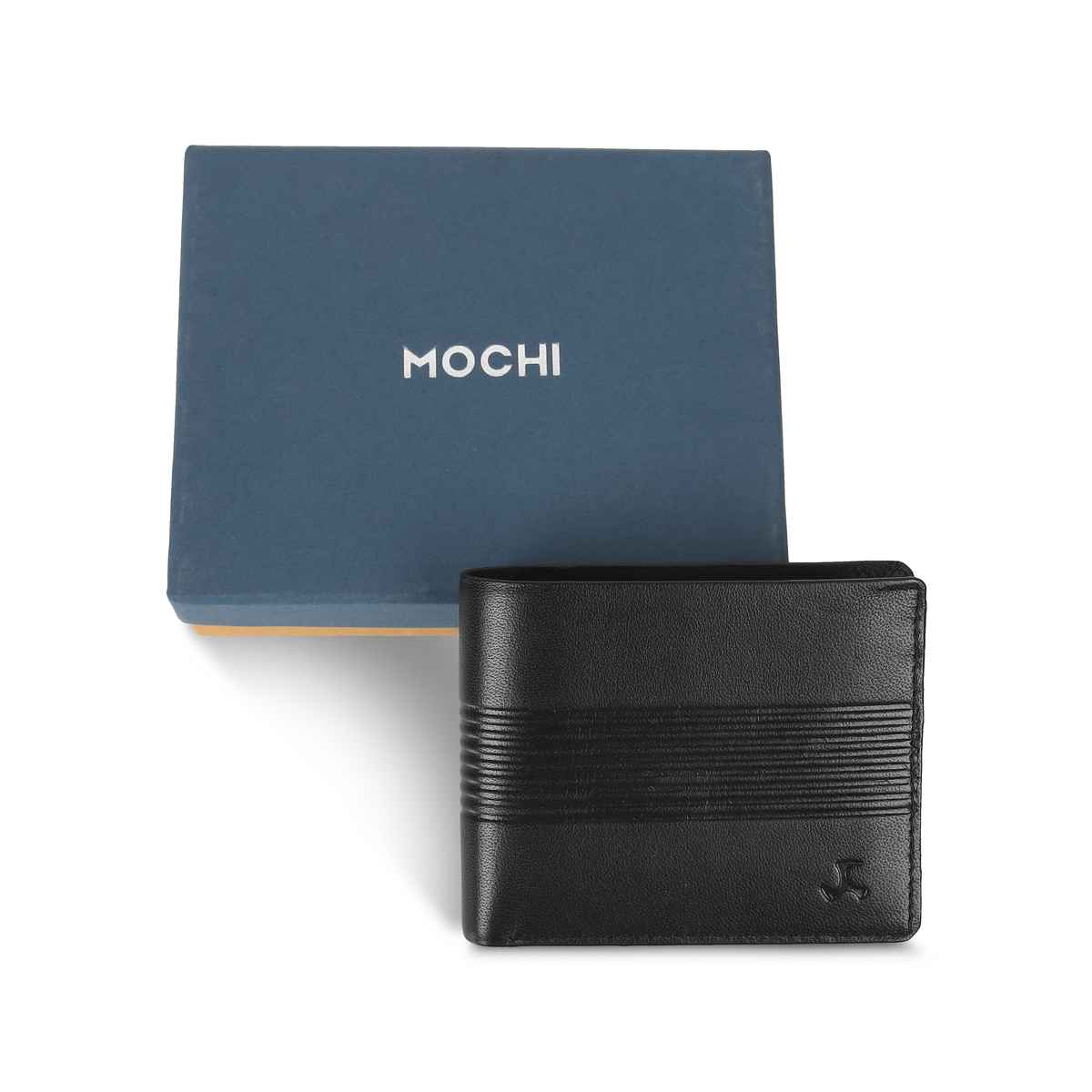 Mochi Men's Genuine Leather Wallet | 21-66-11 | Black
