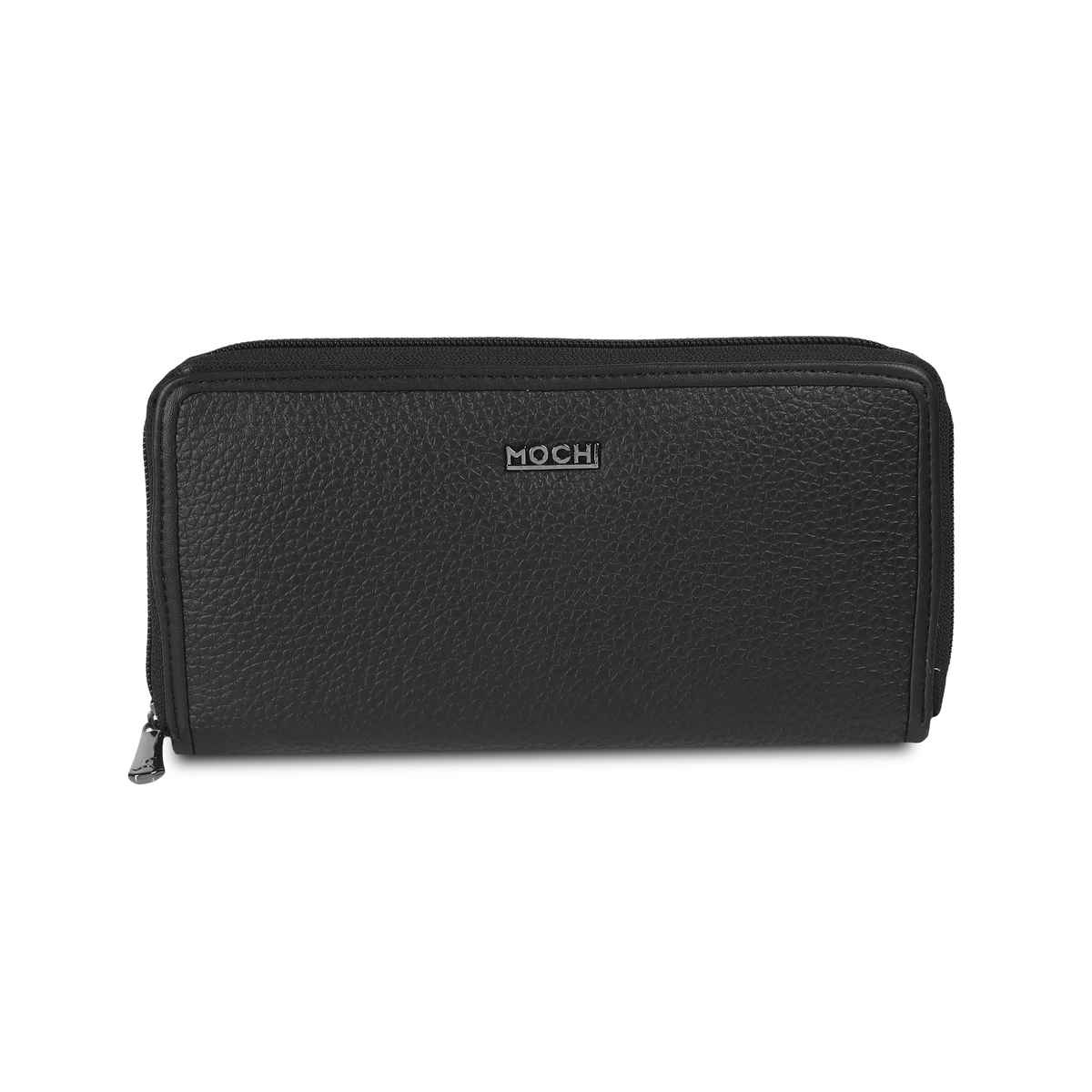 Mochi Black Synthetic Wallet for Women | 95-135-11