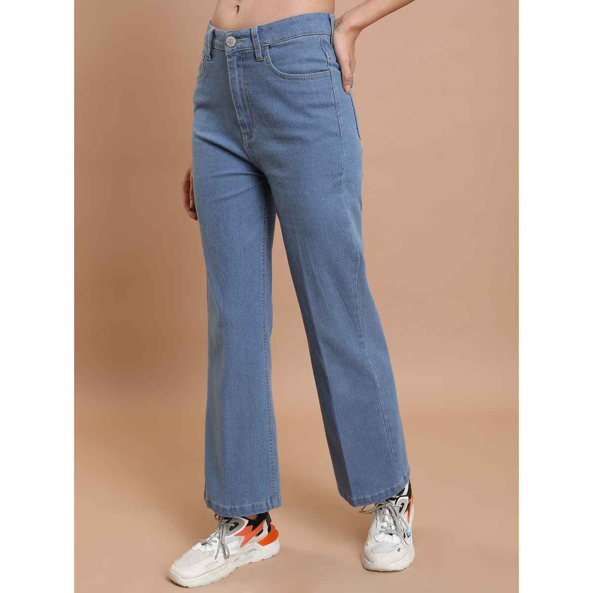 Tokyo Talkies Women's Flared Stretchable Jeans - 28